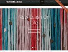 Tablet Screenshot of foundmyanimal.com